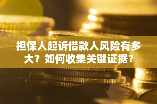 济南担保人起诉借款人风险有多大？如何收集关键证据？