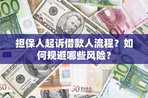 济南担保人起诉借款人流程？如何规避哪些风险？