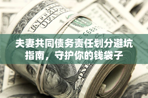 济南夫妻共同债务责任划分避坑指南，守护你的钱袋子
