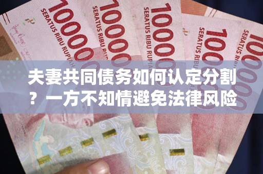 济南夫妻共同债务如何认定分割？一方不知情避免法律风险必看！
